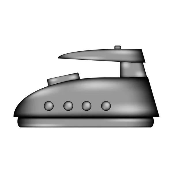 Symbolbild Dampfbügeleisen. — Stockvektor