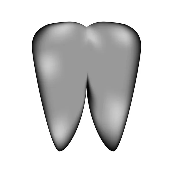 歯の記号アイコン. — ストックベクタ
