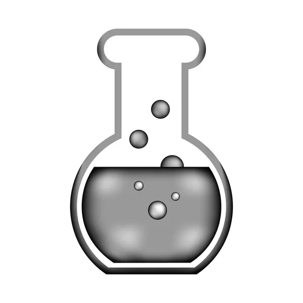 Ícone de sinal de vidro laboratório . — Vetor de Stock