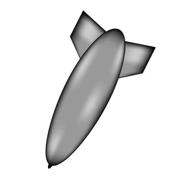 Icône de signe de bombe . — Image vectorielle