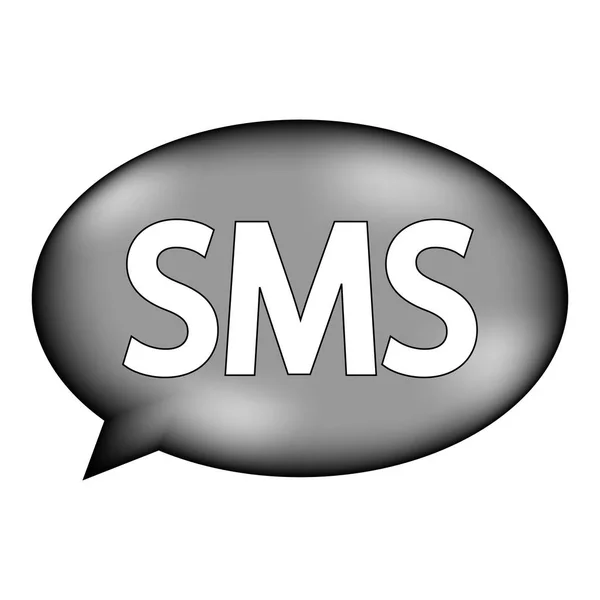 Sms signo icono . — Vector de stock