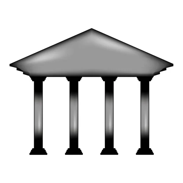 Icône de signe bancaire . — Image vectorielle