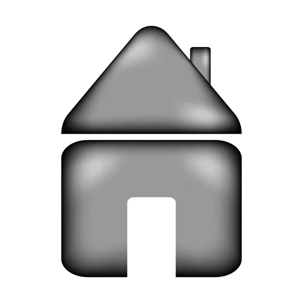 Huis teken pictogram. — Stockvector