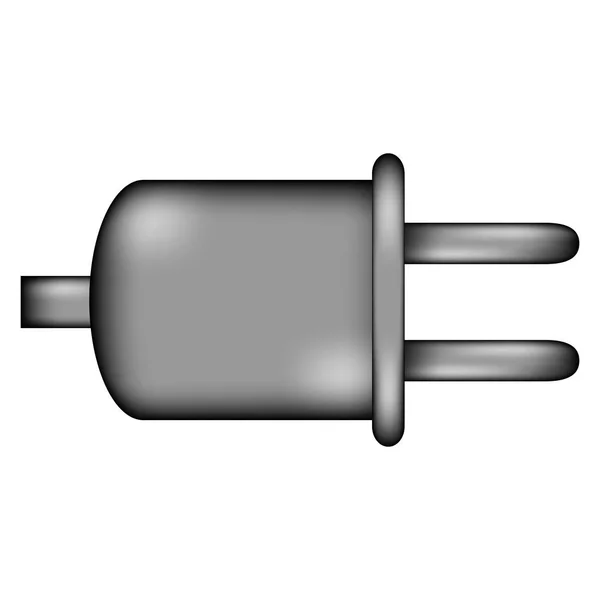 電源コード記号アイコン. — ストックベクタ