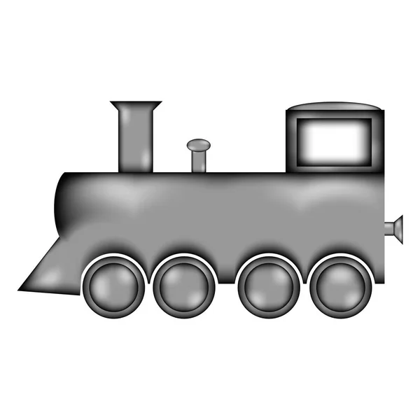 Symbolbild Lokomotive. — Stockvektor