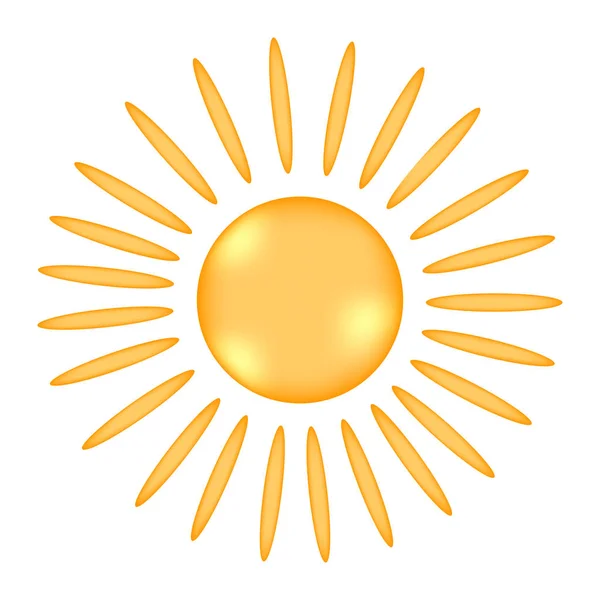 Ikona Sun znamení. — Stockový vektor