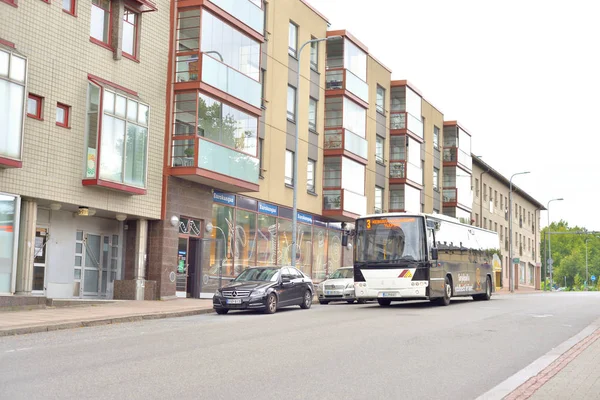 Straße im Zentrum von Lappeenranta. — Stockfoto