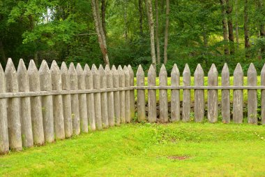 Lappeenranta ahşap çit.