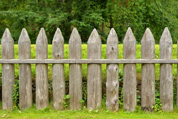 Wooden fence in Lappeenranta. — Stock Photo, Image