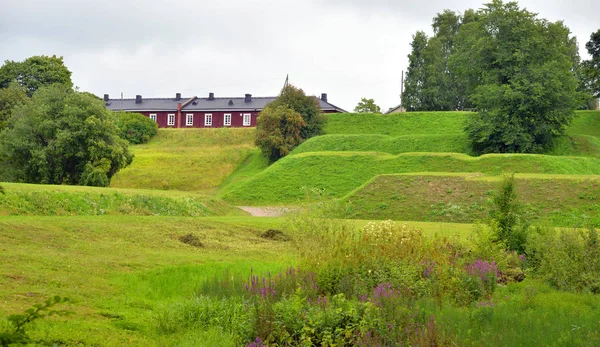 Landschaft in der Festung von Lappeenranta. — Stockfoto