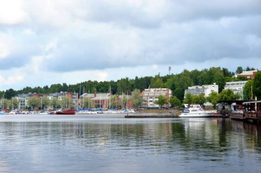 Görünümü Lappeenranta şehir ve göl Saimaa.