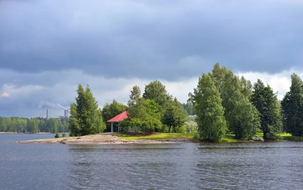 View of Lake Saimaa in Lappeenranta. — Stock Photo, Image