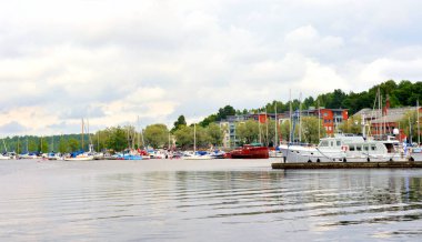 Görünümü Lappeenranta şehir ve göl Saimaa.