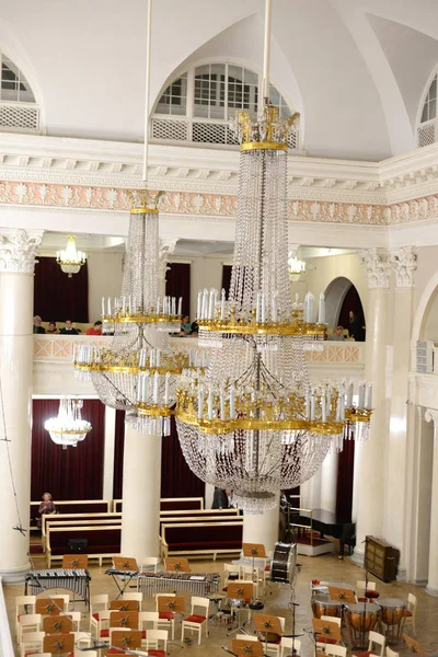 The Great Hall of the St. Petersburg Philharmonic. — Stock Photo, Image
