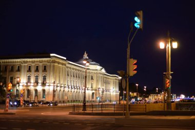 Sanatlar Akademisi St.Petersburg geceleri.