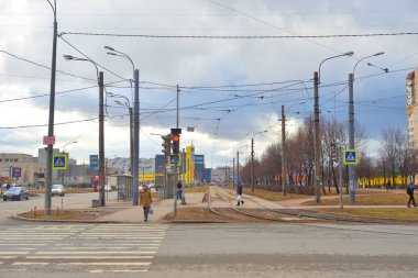 St. Petersburg eteklerinde görünümü.