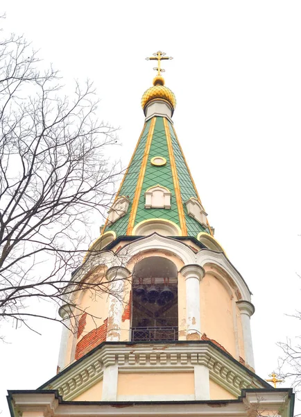 Glockenturm im Woschresenski Nowodewitschij-Kloster. — Stockfoto