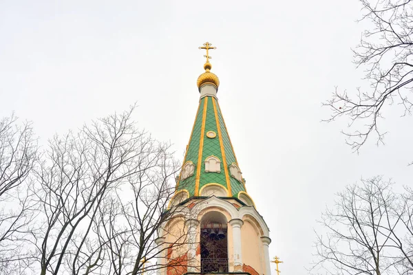 Bell tower in Voskresensky Novodevichy Convent. — Stock Photo, Image