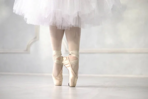 Балерина, танець, крупним планом . — стокове фото