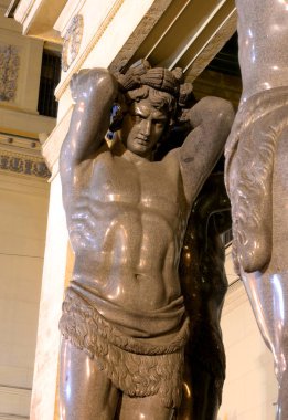 Heykeli Atlantis içinde bina, yeni Hermitage.