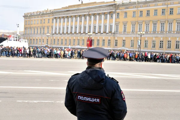 Russian police officers. — Stock Photo, Image