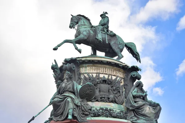 Das Denkmal für nicholas i. — Stockfoto