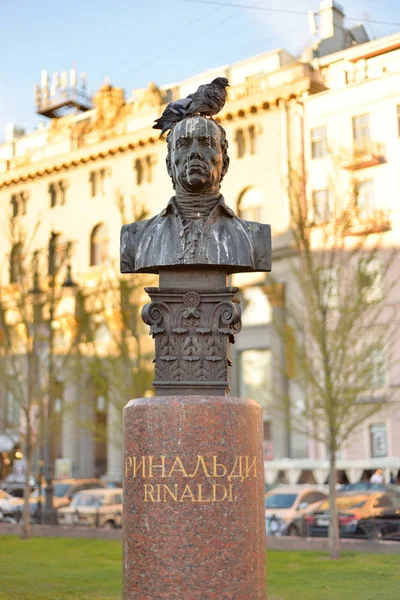 俄罗斯圣彼得堡 2017年5月23日 安东尼奥 里纳尔迪纪念碑 1709 1794年 意大利建筑师 在俄罗斯工作 — 图库照片