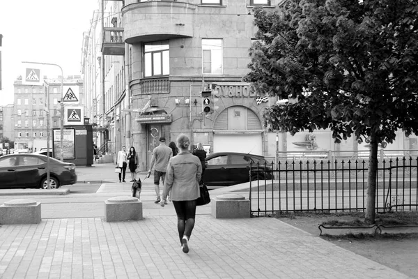 Rua no lado de Petrogrado em São Petersburgo . — Fotografia de Stock