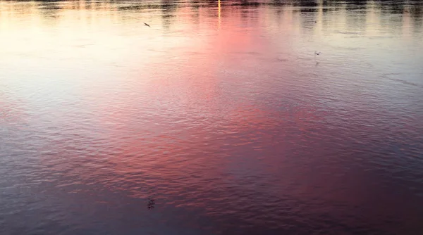 Water background by sunset. — Stock Photo, Image