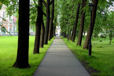 Parktaki ara sokak.