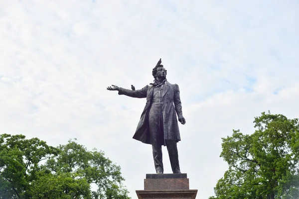 Άγαλμα του Μέγα Αλέξανδρου Πούσκιν. — Φωτογραφία Αρχείου