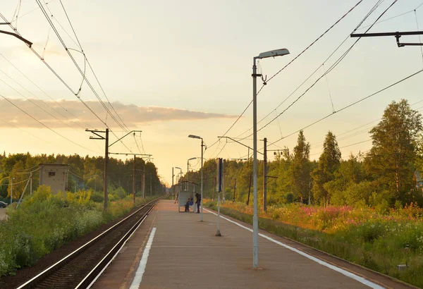 Rail road station. — Stockfoto