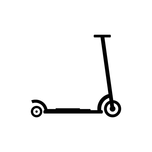 Kick scooter pictogram. — Stockvector