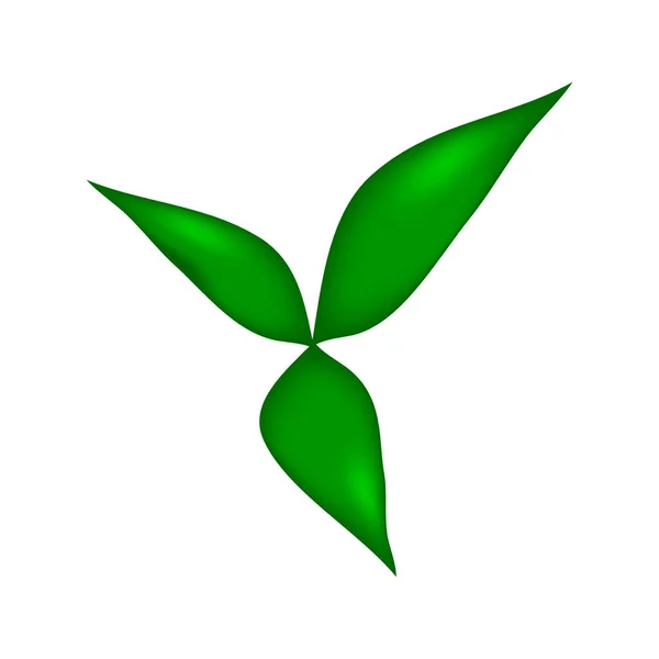 Sprout-ikona na białym. — Wektor stockowy