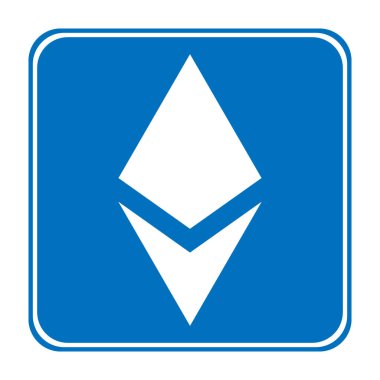 Ethereum tabelada beyaz.