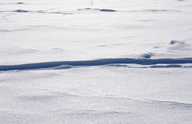 İzleri olan kar arka plan.