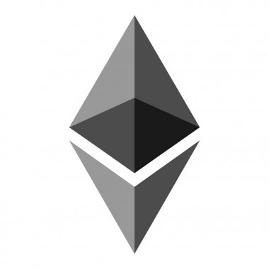 Ethereum tabelada beyaz.