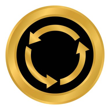 oklar daire düğmesi.