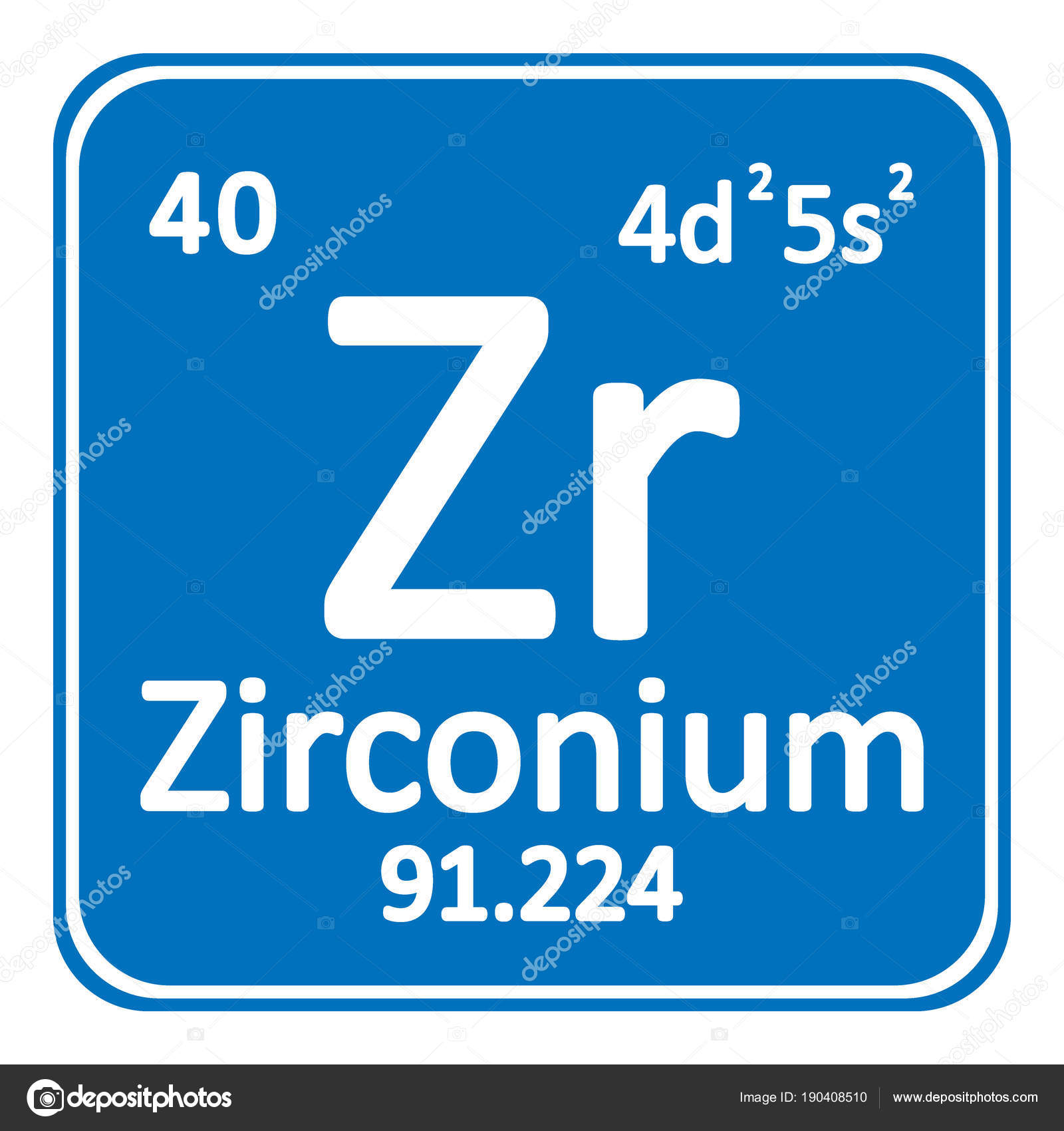 tabla periodica elemento zirconio el icono sobre fondo blanco ilustracin de vector vector de konstsem - Elementos De La Tabla Periodica Zirconio tabla periodica elemento zirconio el icono sobre fondo blanco ilustracin de vector vector de konstsem - Elementos De La Tabla Periodica Zirconio