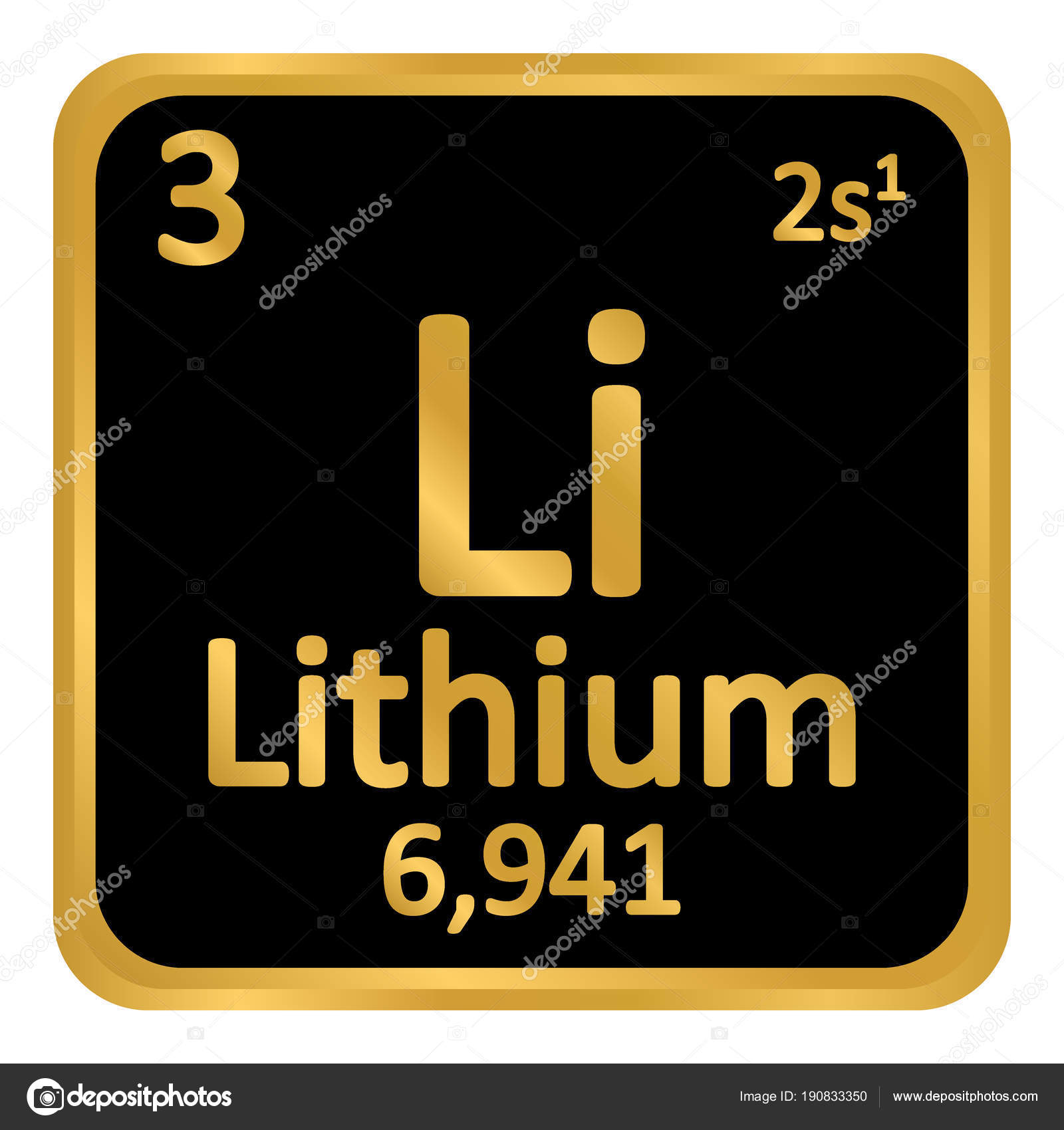 tabla periodica elemento litio el icono sobre fondo blanco ilustracin de vector vector de konstsem - Tabla Periodica Litio tabla periodica elemento litio el icono sobre fondo blanco ilustracin de vector vector de konstsem - Tabla Periodica Litio