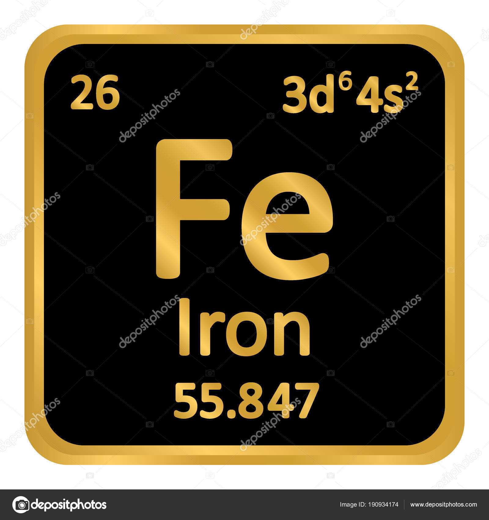 tabla periodica elemento hierro icono fondo blanco ilustracin de vector vector de konstsem - Tabla Periodica De Los Elementos Hierro tabla periodica elemento hierro icono fondo blanco ilustracin de vector vector de konstsem - Tabla Periodica De Los Elementos Hierro