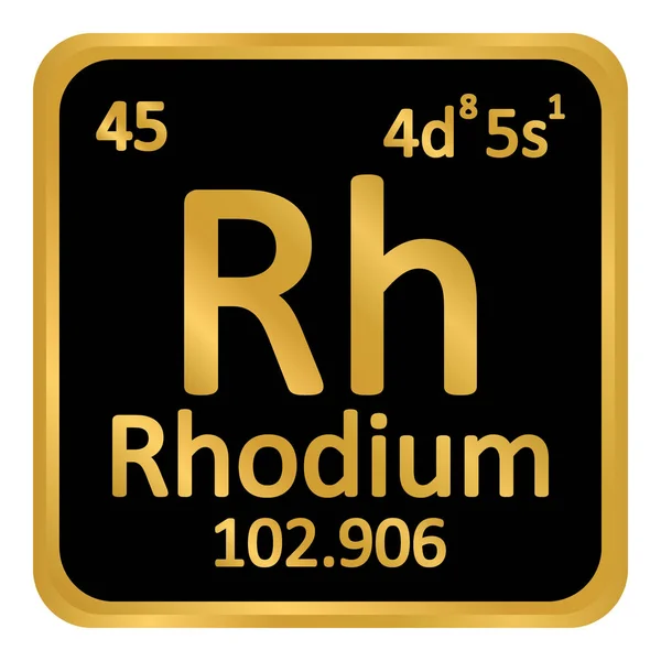 Periodic table elementu Rod ikona. — Wektor stockowy