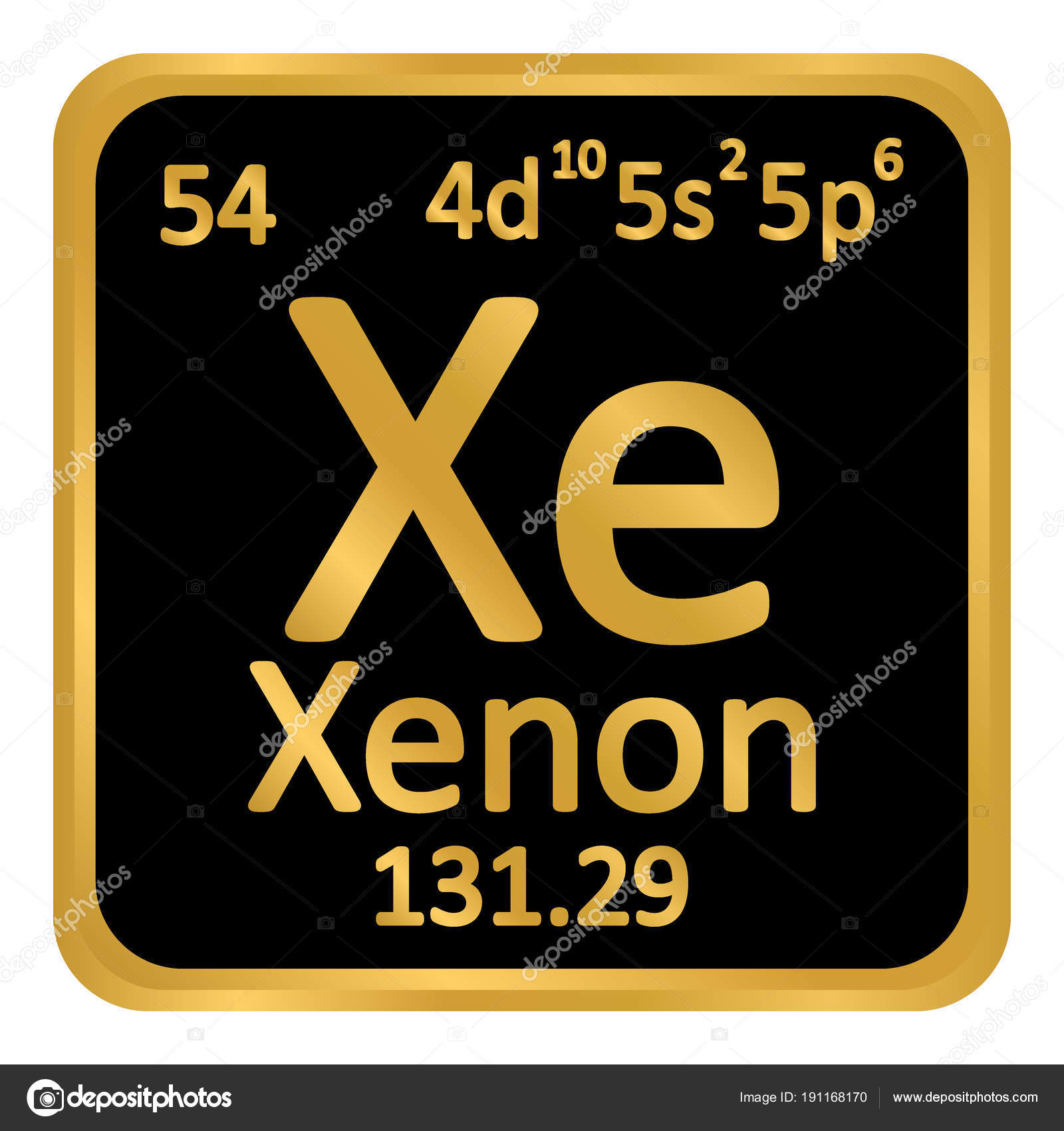 tabla periodica elemento xenn el icono sobre fondo blanco ilustracin de vector vector de konstsem - Tabla Periodica El Xenon tabla periodica elemento xenn el icono sobre fondo blanco ilustracin de vector vector de konstsem - Tabla Periodica El Xenon