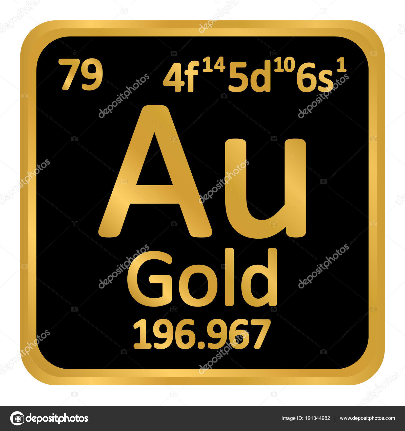 Resultado de imagen para oro tabla periodica