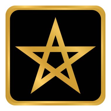 Beyaz Pentagram düğmesini.