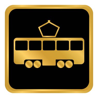 Beyaz tramvay düğmesini.