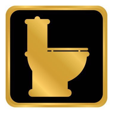 Beyaz tuvalet düğmesini.