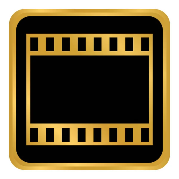 Film strip button. — Stock Vector