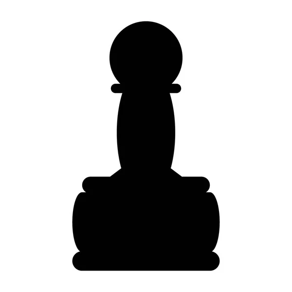 Εικονίδιο πιόνι του σκάκι. — Διανυσματικό Αρχείο