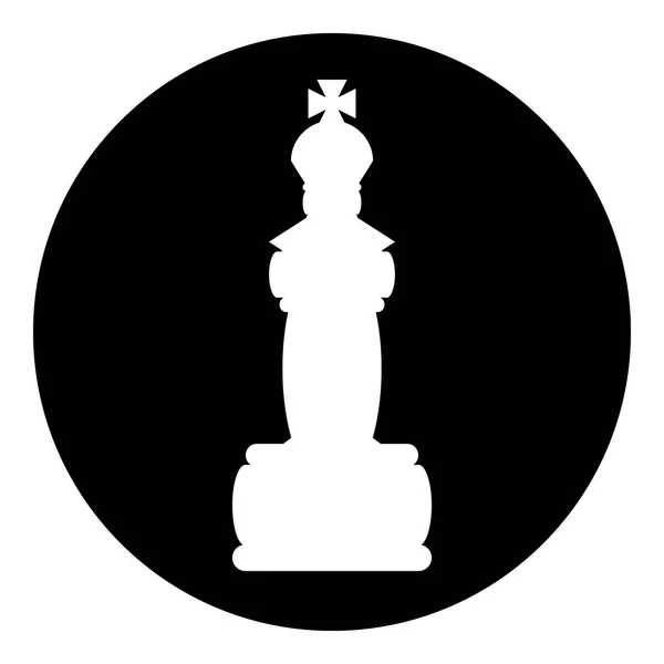 Schachkönigin-Ikone. — Stockvektor